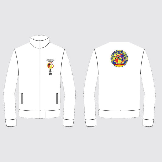 CHAQUETA SOFTSHELL BLANCA SUBLIMADA