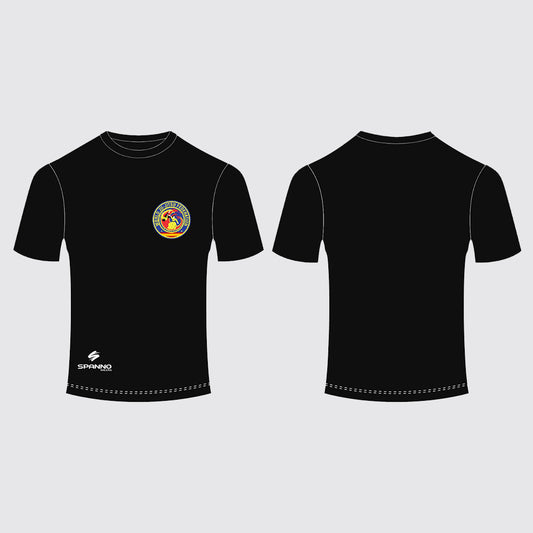 CAMISETA NEGRA MANGA CORTA SUBLIMADA