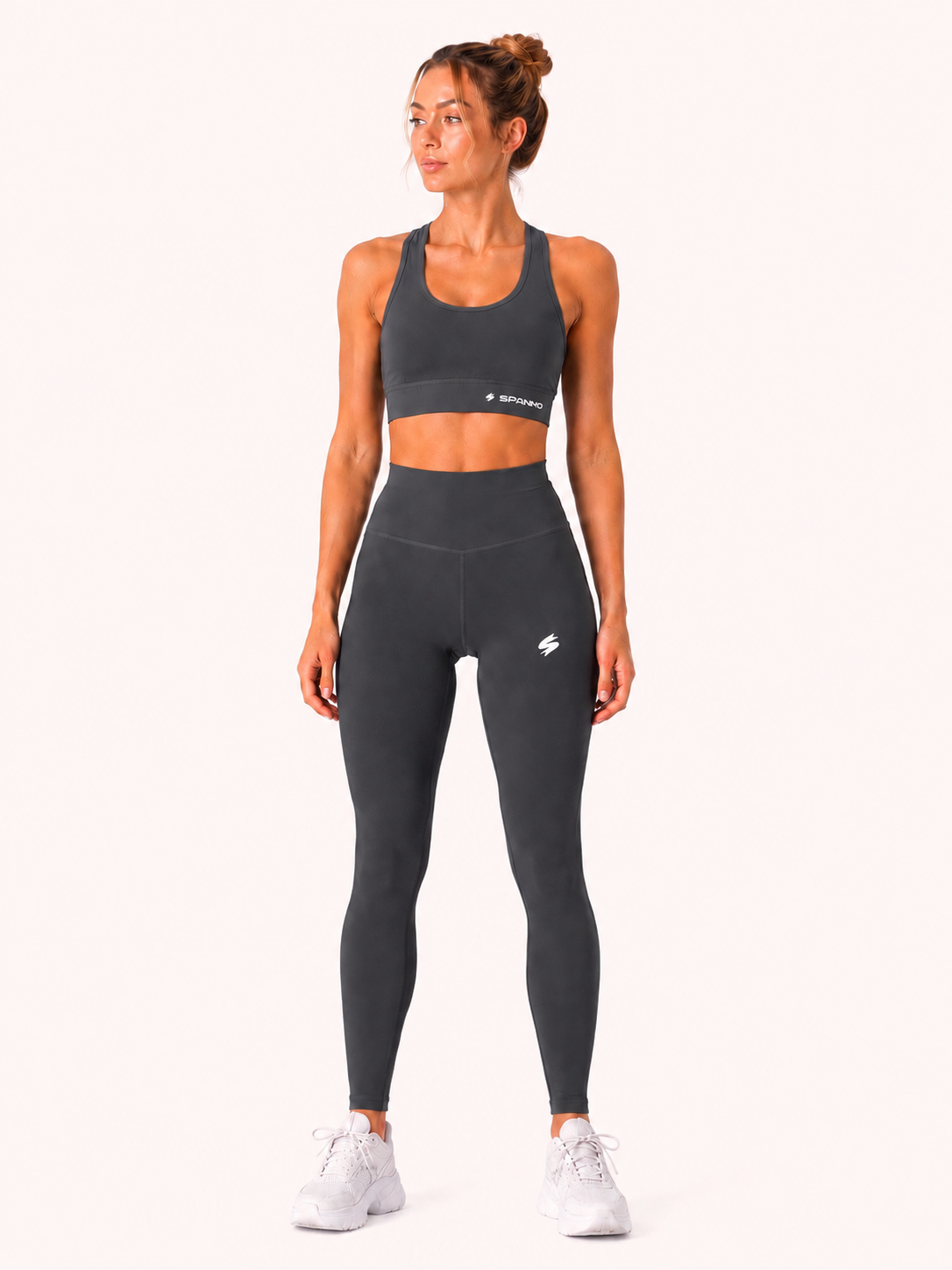 LEGGINGS FITGO GRIS OSCURO
