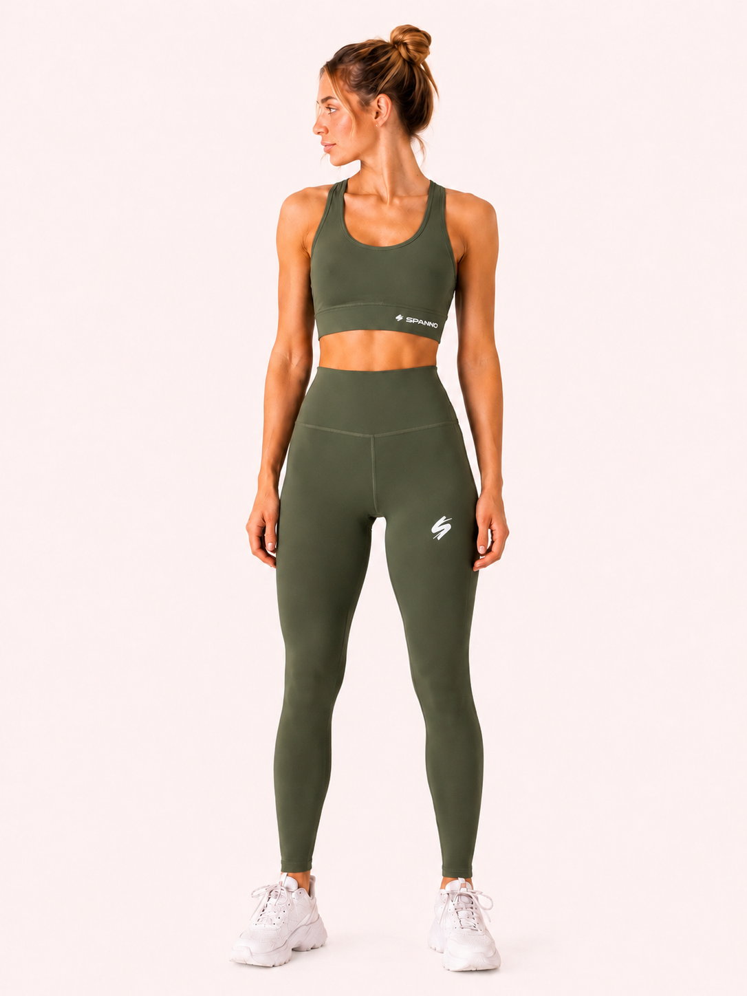 LEGGINGS FITGO VERDE MILITAR