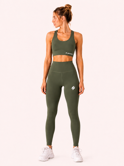 LEGGINGS FITGO VERDE MILITAR