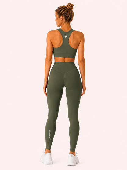 LEGGINGS FITGO VERDE MILITAR